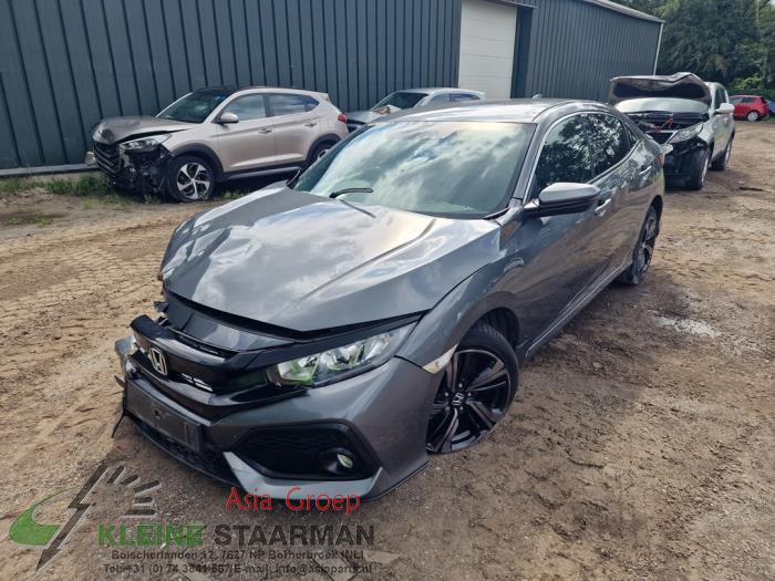 Honda Civic I Vtec Turbo V Sloopvoertuig Donker Grijs