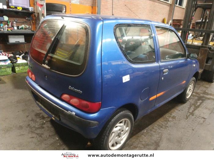 Fiat Seicento 1 1 MPI S SX Sporting Sloopvoertuig 2002 Blauw