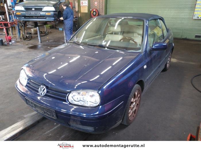 Volkswagen Golf Iii Cabrio Restyling Sloopvoertuig Blauw