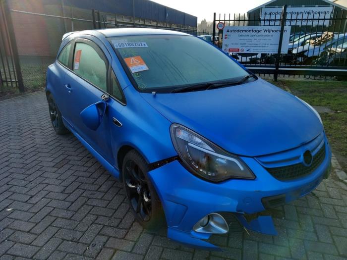 Opel Corsa D 1 6i OPC 16V Turbo Ecotec Sloopvoertuig 2011 Blauw