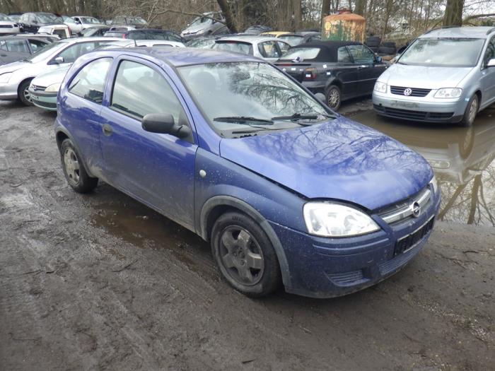 Opel Corsa C V Twin Port Sloopvoertuig Blauw