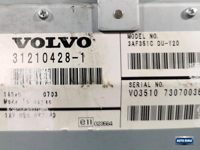 Navigatie Display van een Volvo S80 (AR/AS) 2.4 D5 20V 180 2007