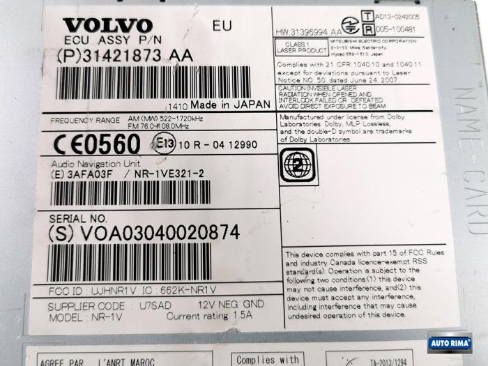 CD Speler van een Volvo V40 (MV) 2.0 D 16V 2014