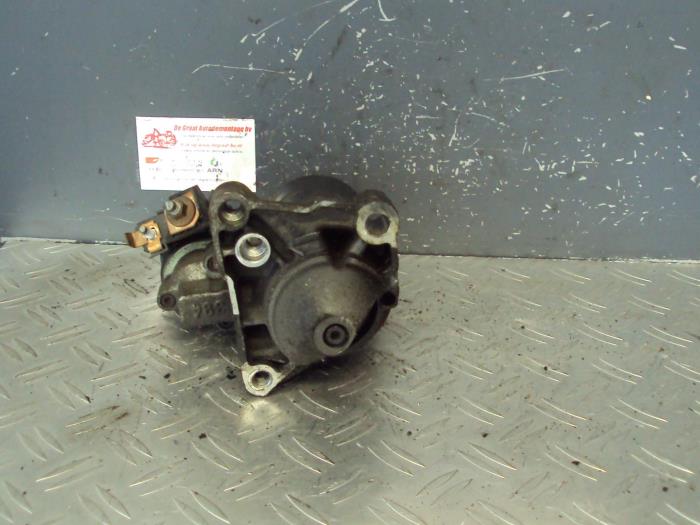 Startmotor Renault Espace (JK), 2002 / 2015 2.0 16V Turbo, MPV, Benzine, 1.998cc, 120kW (163pk), FWD, F4R794; F4R795, 2002-09 / 2005-01, JK0BA6; JK0BC6; JK0BAB; JK0BCB (Gebruikt)