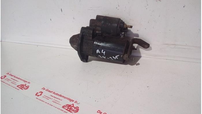Gebruikte Startmotor Audi A4 (B5) 1.6 Prijs € 30,00 Margeregeling aangeboden door de Graaf autodemontage B.V.