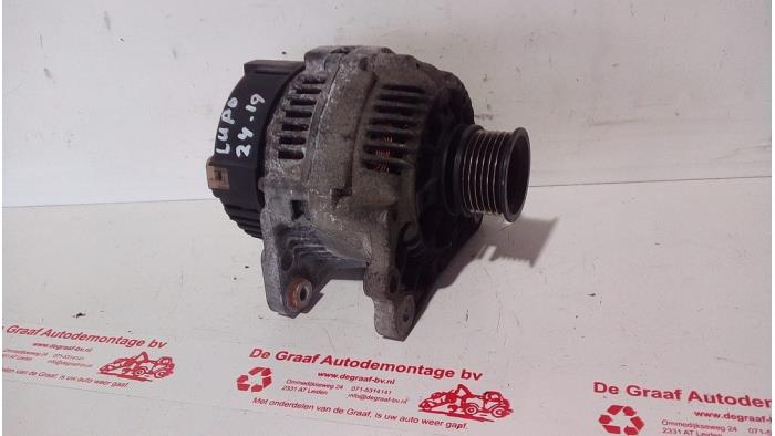 Gebruikte Dynamo Volkswagen Lupo (6X1) 1.0 MPi 50 Prijs € 35,00 Margeregeling aangeboden door de Graaf autodemontage B.V.