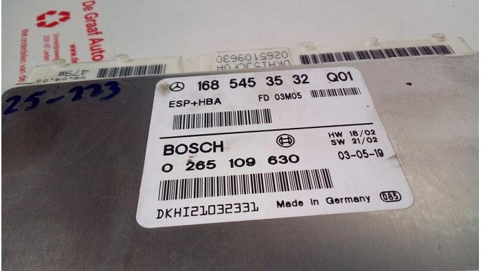 Esp computer van een Mercedes-Benz A (W168) 1.4 A-140 2003