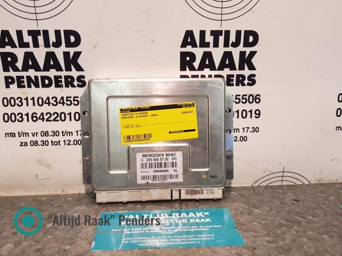 Gebruikte Computer Diversen Mercedes S (W220) 3.7 S-350 V6 18V Prijs op aanvraag aangeboden door "Altijd Raak" Penders