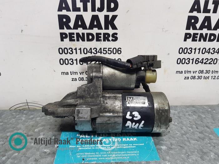 Startmotor Mazda MPV (LW19/69), 1999 / 2006 2.3 16V, MPV, Benzine, 2.260cc, 104kW (141pk), FWD, L332; L3E9, 2002-07 / 2006-02, LW1932; LW6932 (Gebruikt)
