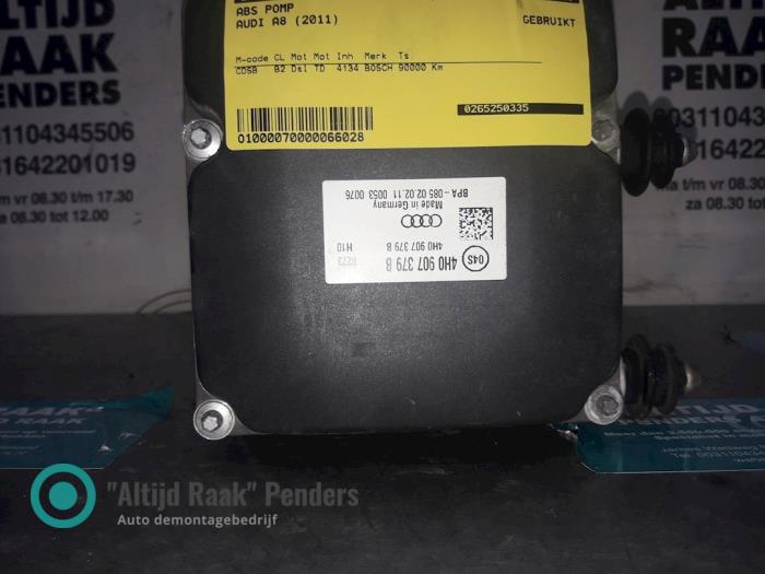 Gebruikte ABS Pomp Audi A8 (D4) 4.2 TDI V8 32V Quattro Prijs op aanvraag aangeboden door "Altijd Raak" Penders