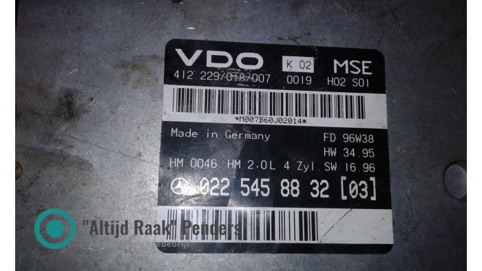 Gebruikte Computer Motormanagement Mercedes E (W210) 2.2 E-220D 16V Prijs op aanvraag aangeboden door "Altijd Raak" Penders