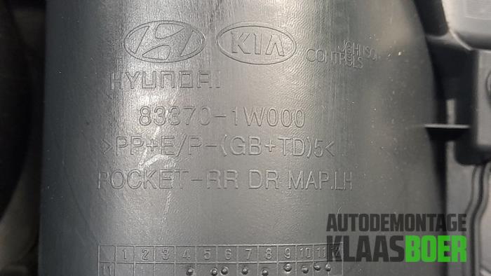 Deurbekleding 4Deurs links-achter van een Kia Rio III (UB) 1.1 CRDi VGT 12V 2012