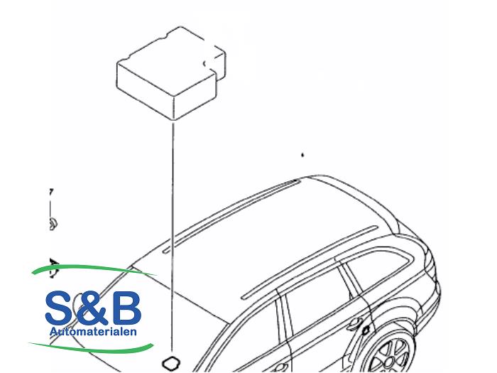ABS Computer van een Audi Q7 (4LB) 3.0 TDI V6 24V 2007