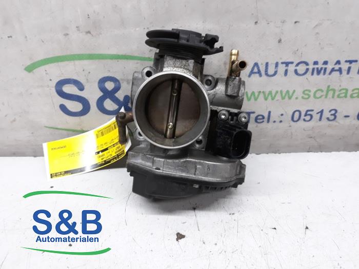 Gebruikte Gasklephuis Volkswagen Golf IV (1J1) 2.0 Prijs € 75,00 Margeregeling aangeboden door Schaap & Bron