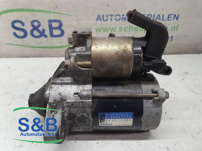 Gebruikte Startmotor Subaru Vivio (KK/KW3) 0.7 GLi,GLi ECVT Prijs € 30,00 Margeregeling aangeboden door Schaap & Bron