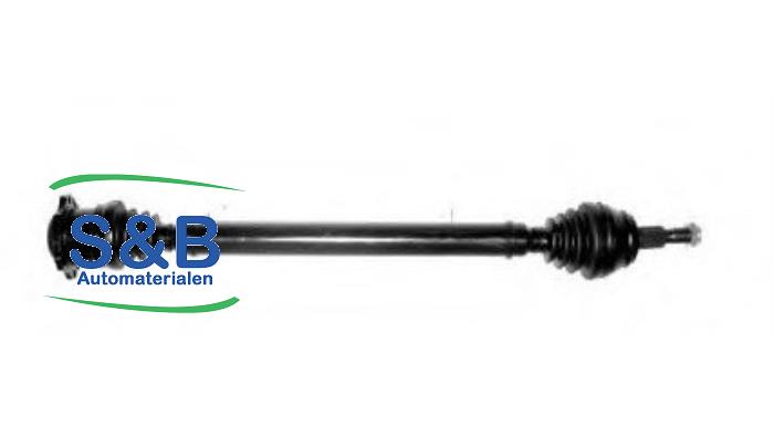Gebruikte Steekas rechts-voor Volkswagen New Beetle (9C1/9G1) 2.0 Prijs € 50,00 Margeregeling aangeboden door Schaap & Bron