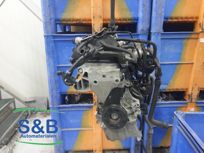 Motor van een Volkswagen Polo VI (AW1) 1.0 TSI 12V 2018