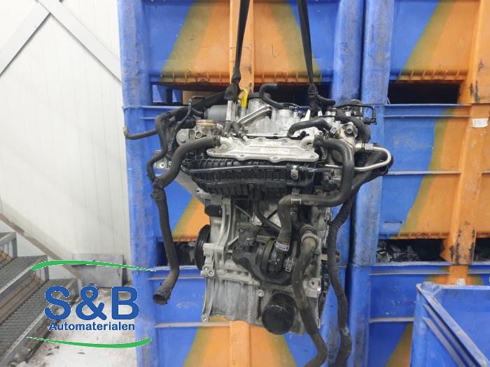 Motor van een Volkswagen Polo VI (AW1) 1.0 TSI 12V 2018
