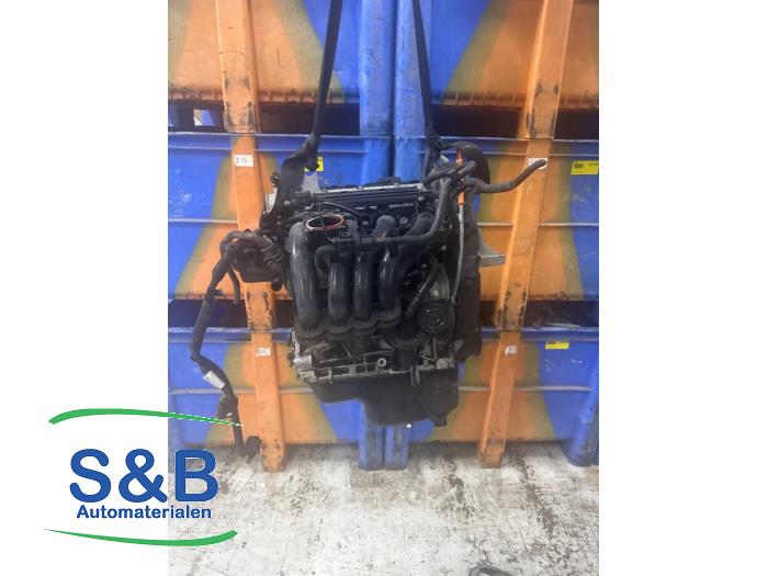 Motor van een Volkswagen Polo V (6R) 1.4 16V 2010