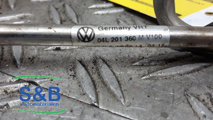 Brandstofleiding van een Volkswagen Golf VII (AUA) 2.0 TDI 16V 2017