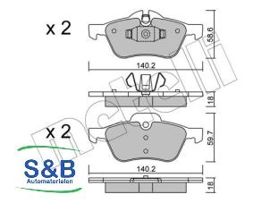 Nieuwe Remblok voor Mini ONE Prijs € 71,83 Inclusief btw aangeboden door Schaap & Bron