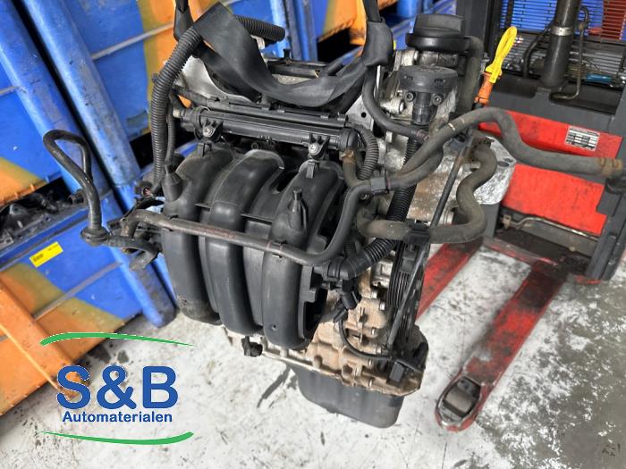 Motor van een Volkswagen Polo IV (9N1/2/3) 1.2 12V 2007