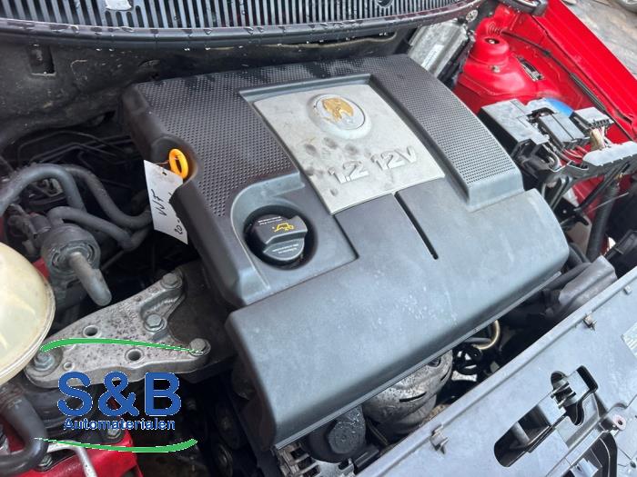 Motor van een Volkswagen Polo IV (9N1/2/3) 1.2 12V 2006