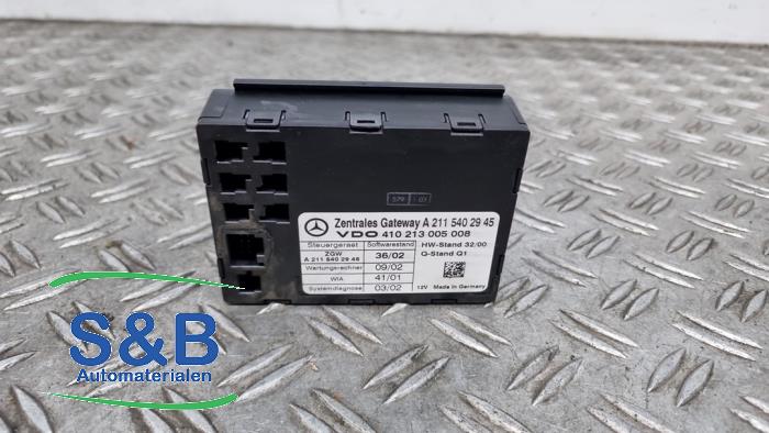 Gebruikte Gateway module Mercedes E (W211) 2.2 E-200 CDI 16V Prijs € 29,99 Margeregeling aangeboden door Schaap & Bron
