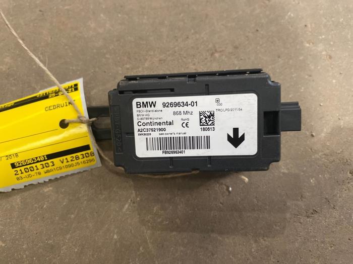 Gebruikte Alarm module BMW 1 serie (F20) 116d 1.6 16V Efficient Dynamics Prijs € 14,50 Margeregeling aangeboden door F. van den Mosselaar autodemontage