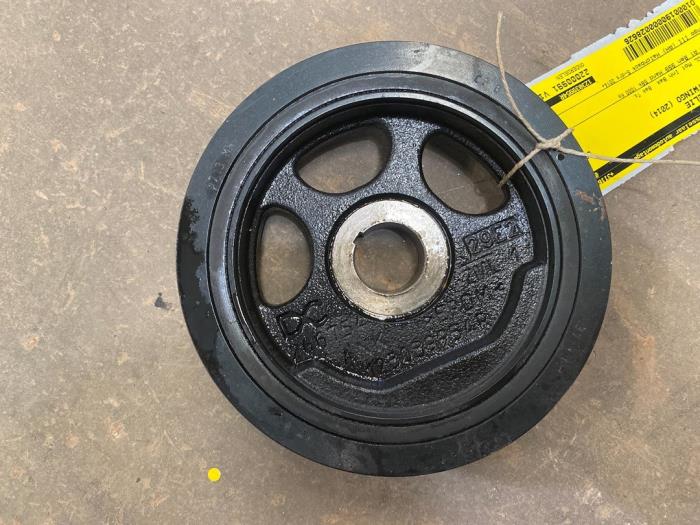 Gebruikte Krukas Poelie Renault Twingo III (AH) 1.0 SCe 70 12V Prijs € 15,00 Margeregeling aangeboden door F. van den Mosselaar autodemontage