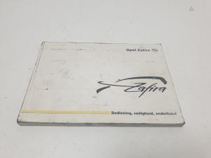 Gebruikte Instructie Boekje Opel Zafira (F75) Prijs € 10,00 Margeregeling aangeboden door F. van den Mosselaar autodemontage