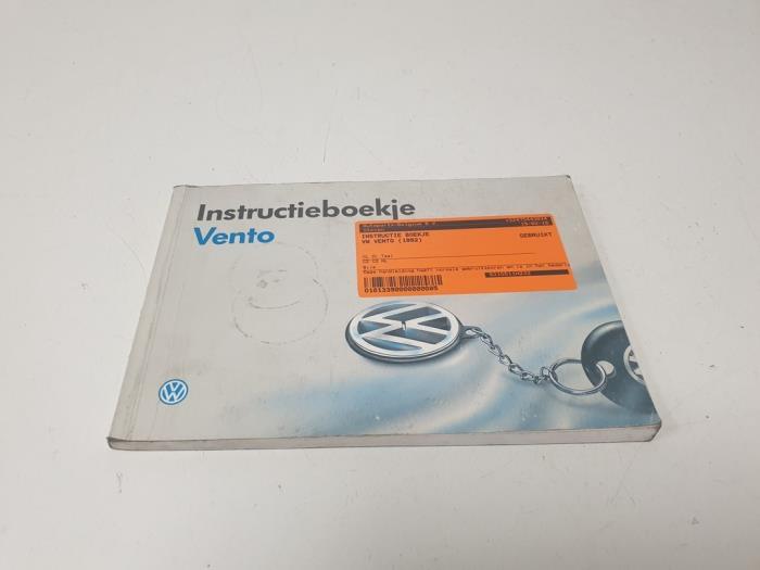 Instructie Boekje van een Volkswagen Vento (1H2)  1992
