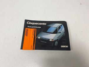 Gebruikte Instructie Boekje Fiat Cinquecento Prijs € 10,00 Margeregeling aangeboden door F. van den Mosselaar autodemontage