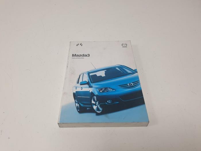 Instructie Boekje van een Mazda 3 (BK12)  2003