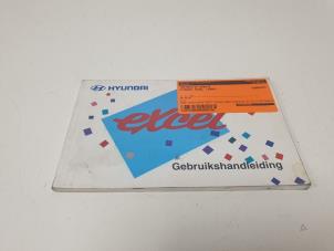 Gebruikte Instructie Boekje Hyundai Accent II/Excel II/Pony Prijs € 8,50 Margeregeling aangeboden door F. van den Mosselaar autodemontage