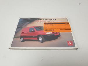 Gebruikte Instructie Boekje Citroen Berlingo Prijs € 10,00 Margeregeling aangeboden door F. van den Mosselaar autodemontage