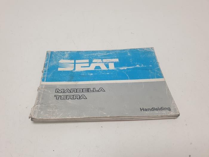 Instructie Boekje van een Seat Marbella  1990