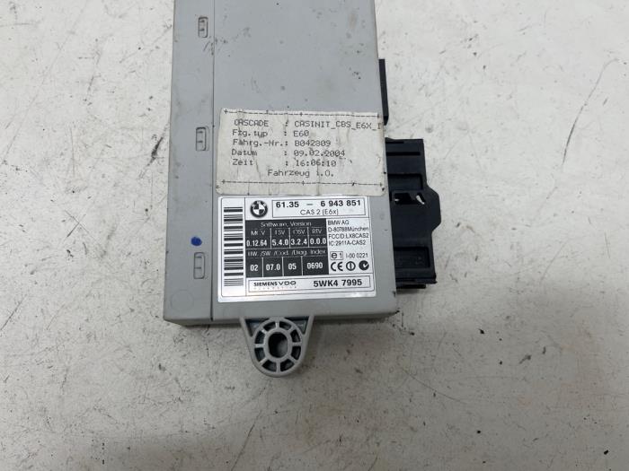 Gebruikte Bodycontrol Module BMW 5 serie (E60) 520i 24V Prijs € 25,00 Margeregeling aangeboden door F. van den Mosselaar autodemontage