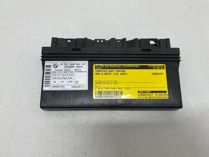 Gebruikte Computer Body Control BMW 5 serie (E60) 525i 24V Prijs € 25,00 Margeregeling aangeboden door F. van den Mosselaar autodemontage