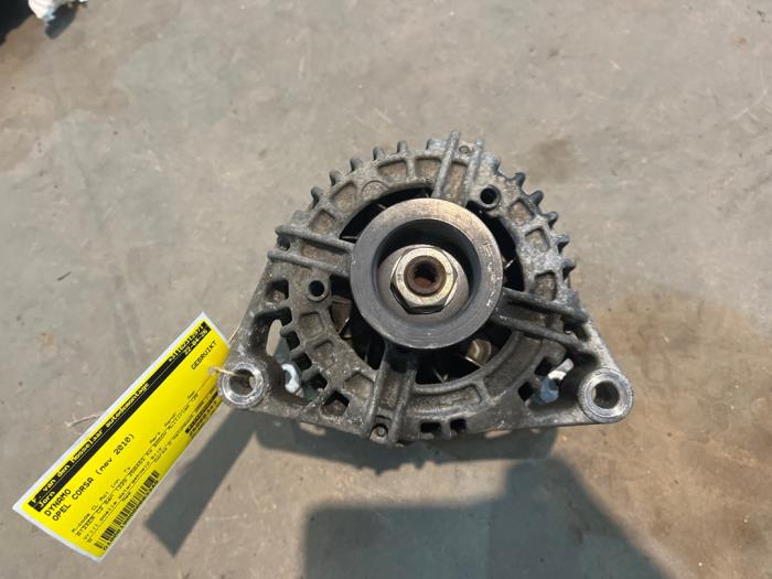 Alternator Opel Corsa D, 2006 / 2014 1.2 16V, Hatchback, Benzine, 1 229cc, 63kW (86pk), FWD, A12XER, 2009-12 / 2014-08 (Gebruikt)