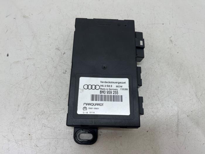 Gebruikte Computer cabriokap Audi A4 Cabriolet (B6) 1.8 T 20V Prijs € 135,00 Margeregeling aangeboden door F. van den Mosselaar autodemontage