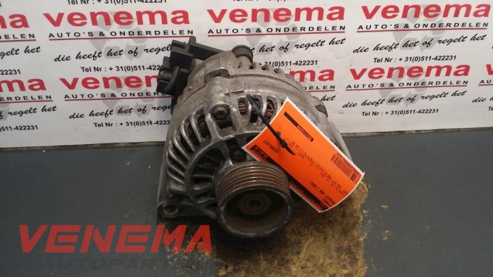 Gebruikte Alternator Peugeot 406 (8B) 2.0 SV Turbo Prijs € 29,99 Margeregeling aangeboden door Venema Autoparts