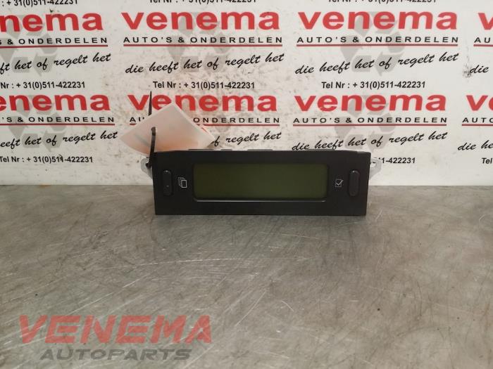 Gebruikte Display Interieur Citroen C5 I Berline (DC) 2.2 HDi 16V FAP Prijs € 14,99 Margeregeling aangeboden door Venema Autoparts
