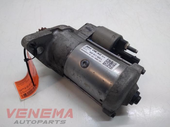 Startmotor van een Volkswagen Golf VII (AUA) 1.6 TDI BlueMotion 16V 2016
