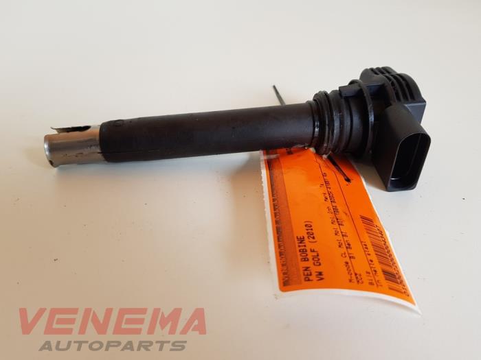 Gebruikte Pen Bobine Volkswagen Golf VI (5K1) 2.0 GTI 16V Prijs € 14,99 Margeregeling aangeboden door Venema Autoparts