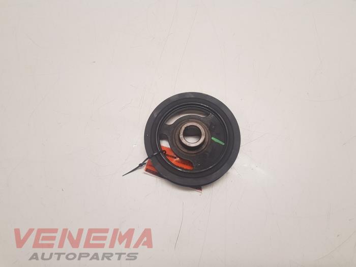 Gebruikte Krukas Poelie Renault Clio IV (5R) 0.9 Energy TCE 90 12V Prijs € 29,99 Margeregeling aangeboden door Venema Autoparts