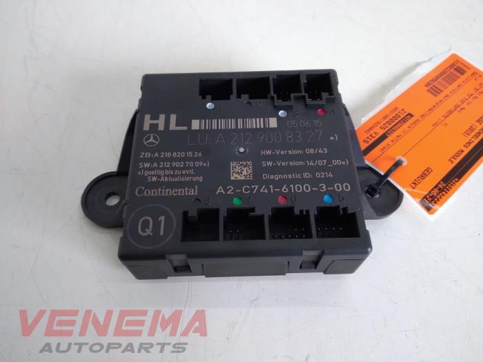Gebruikte Module Centrale Deurvergrendeling Mercedes E (W212) E-220 CDI 16V BlueEfficiency,BlueTEC Prijs € 19,99 Margeregeling aangeboden door Venema Autoparts