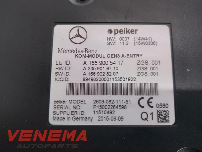 Module (diversen) van een Mercedes-Benz E (W212) E-220 CDI 16V BlueEfficiency,BlueTEC 2015