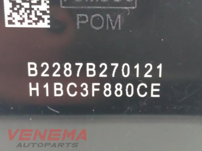 Elektronisch kontaktslot van een Ford Fiesta 7 1.0 EcoBoost 12V 2019