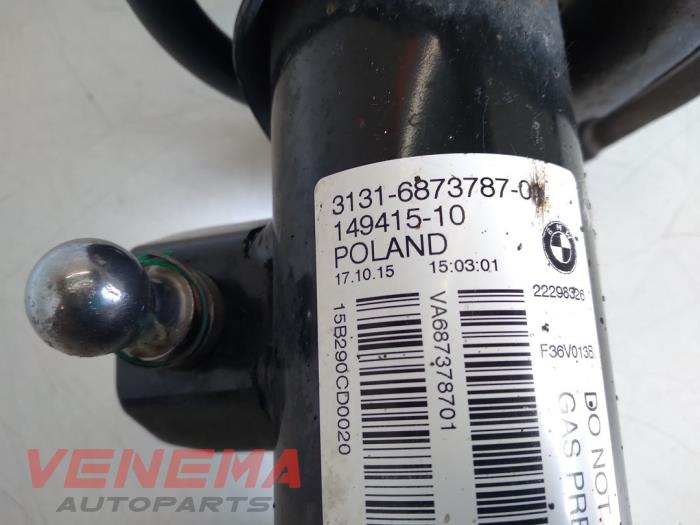 Schokdemperpoot rechts-voor van een BMW 4 serie Gran Coupe (F36) 430d 3.0 24V 2016